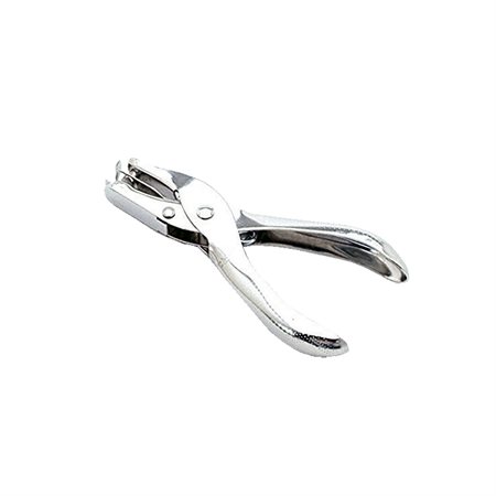 Poinçon à trou rond avec réceptacle en métal