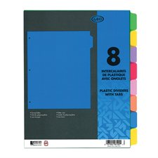 Intercalaires de plastique avec onglets