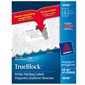 Étiquettes d'adresse blanches TrueBlock™