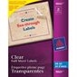 Easy Peel clear mailing labels