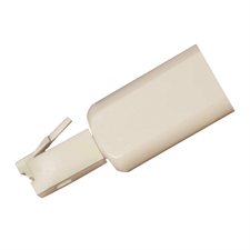 Fiche pivotante pour combiné téléphonique