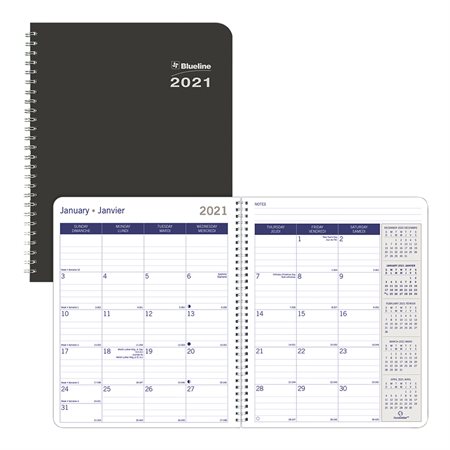 DuraGlobe™ Monthly Diary (2021)