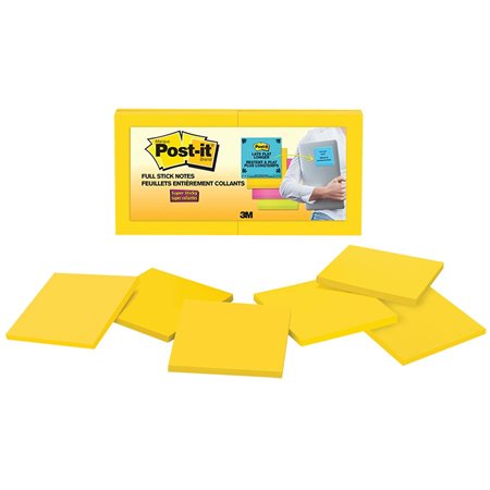 Feuillets entièrement collants Post-it® Super Sticky
