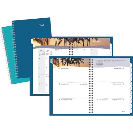 Agenda hebdomadaire / mensuel Tropical Escape (2021)