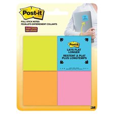 Feuillets entièrement collants Post-it® Super Sticky