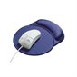 "RaceTrack" mouse pad with wrist rest