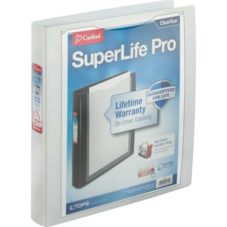 Reliure de présentation SuperLife™ Pro Easy Open® ClearVue