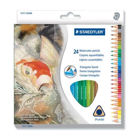 Crayons à colorier pour l'aquarelle