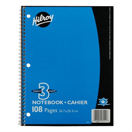 Cahier à reliure spirale