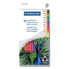 Triangular Wooden Coloured Pencils