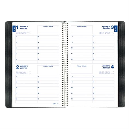 Agenda perpétuel deux jours