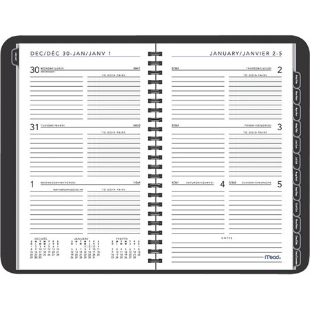 Agenda hebdomadaire / mensuel Contempo (2021)