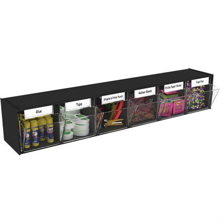Unités de rangement inclinés et emboîtables Bins