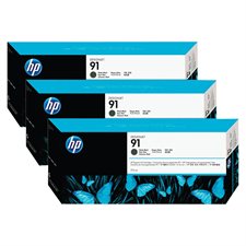 Paquet triple de cartouches jet d'encre HP 91