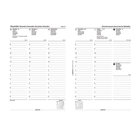 Recharges pour organisateur A5