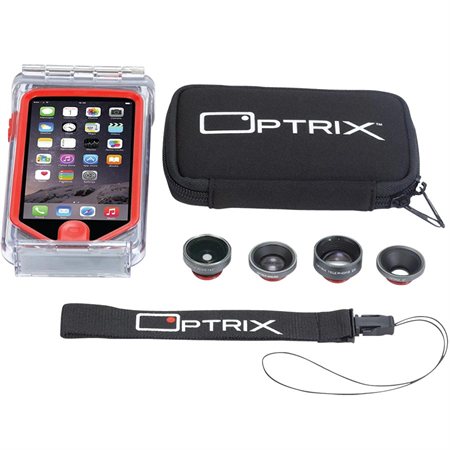 Trousse boîtier Pro avec lentilles de caméra pour iPhone 5 / 5s