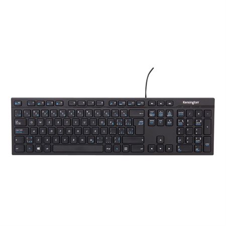 Clavier filaire bilingue