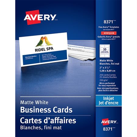 Cartes professionnelles
