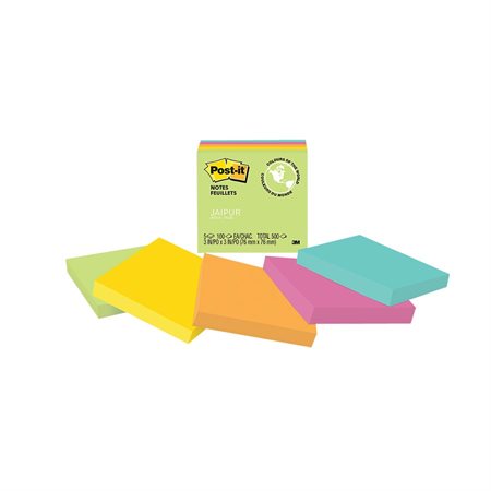 Feuillets originaux Post-it® - collection Jaipur