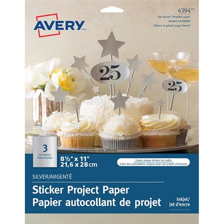 Papier autocollant de projet
