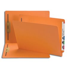 Coloured End Tab Fastener Folders with Shelf-Master® Reinforced Tab