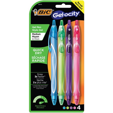 Stylos à bille roulante rétractable Gel-Ocity™ séchage rapide