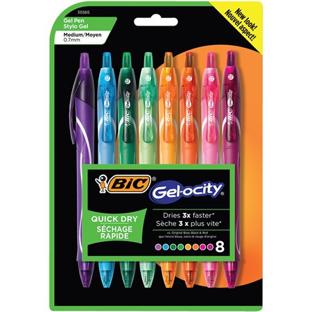 Stylos à bille roulante rétractable Gel-Ocity™ séchage rapide