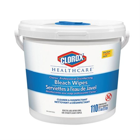 Serviettes désinfectantes à l’eau de Javel pour usage professionnel de Clorox Healthcare™