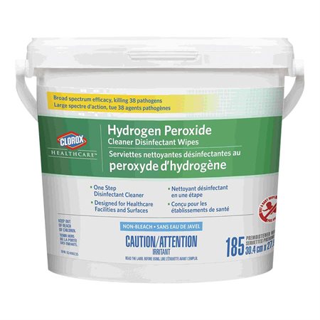 Serviettes nettoyantes désinfectantes au peroxyde d’hydrogène Healthcare™
