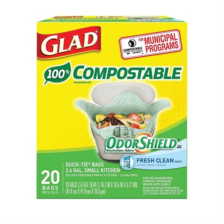 Sacs à ordures compostables