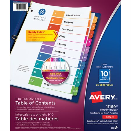 Ready Index® Dividers