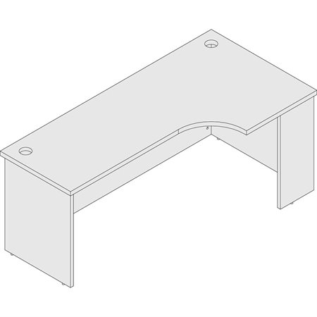 Right Extended Corner Credenza