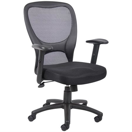 Fauteuil à dossier haut maillé respirant