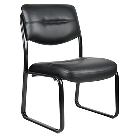 Chaise d’invité en cuir