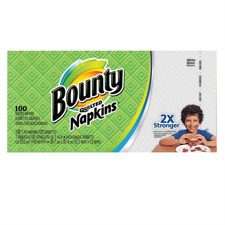 Serviettes de table gaufrées Bounty