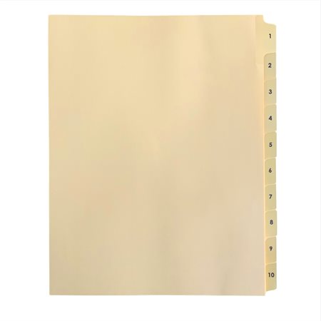 Offix® Sequential Numerical Litigation Index Dividers