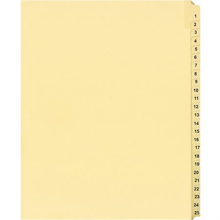 Offix® Sequential Numerical Litigation Index Dividers