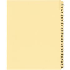 Offix® Sequential Numerical Litigation Index Dividers