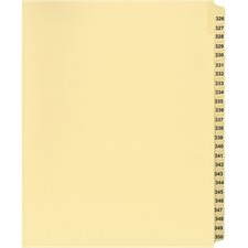 Offix® Sequential Numerical Litigation Index Dividers