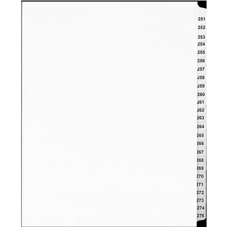 Offix® Numerical Litigation Index Dividers