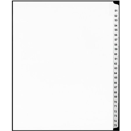 Offix® Numerical Litigation Index Dividers