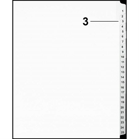 Offix® Numerical Litigation Index Dividers