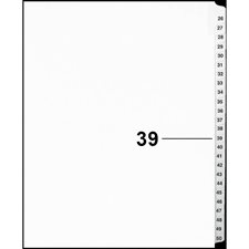 Offix® Numerical Litigation Index Dividers