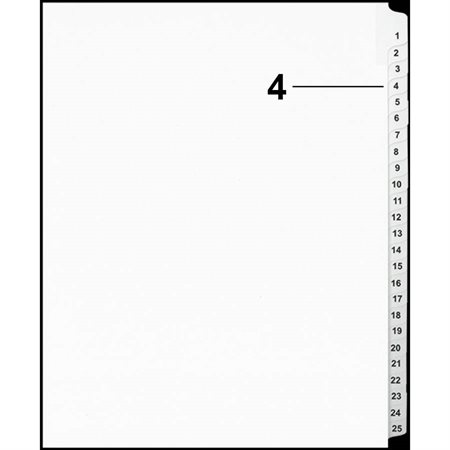 Offix® Numerical Litigation Index Dividers