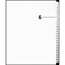 Offix® Numerical Litigation Index Dividers
