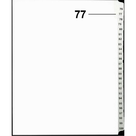Offix® Numerical Litigation Index Dividers
