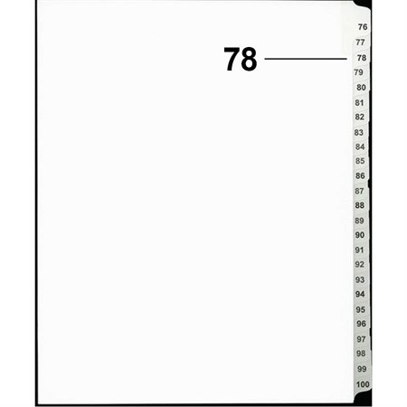 Offix® Numerical Litigation Index Dividers