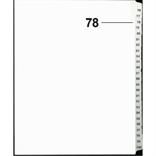 Offix® Numerical Litigation Index Dividers