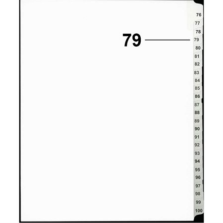 Offix® Numerical Litigation Index Dividers
