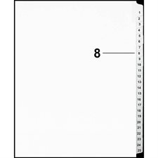 Offix® Numerical Litigation Index Dividers